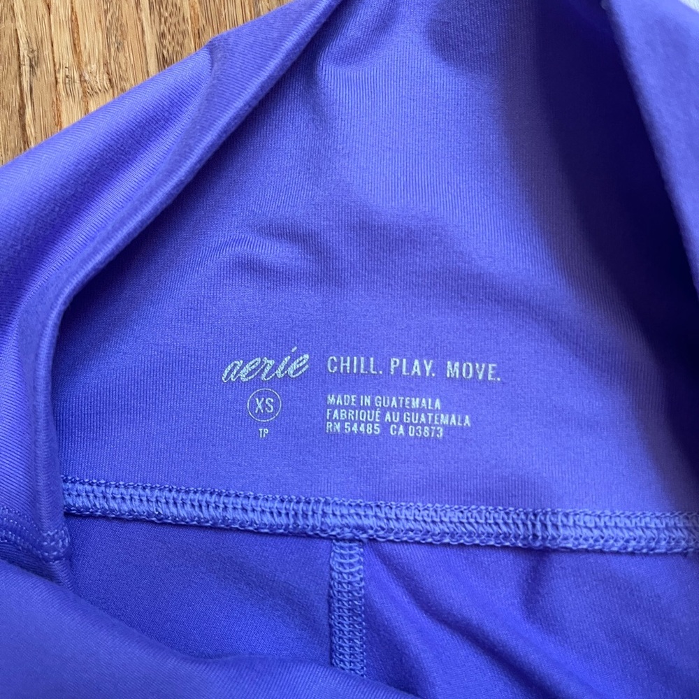 Aerie Biker shorts PURPLE size extra small. 1240 - Picture 4 of 7